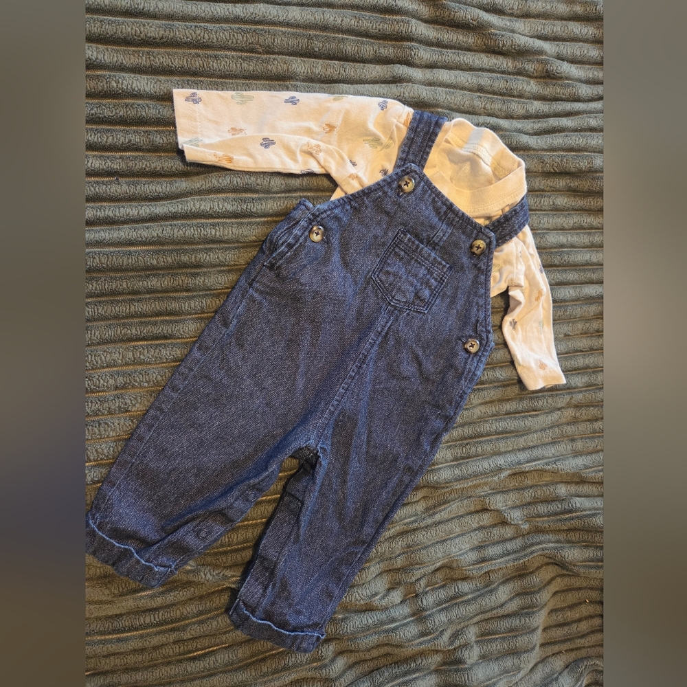 Blue Denim Overalls for Kids